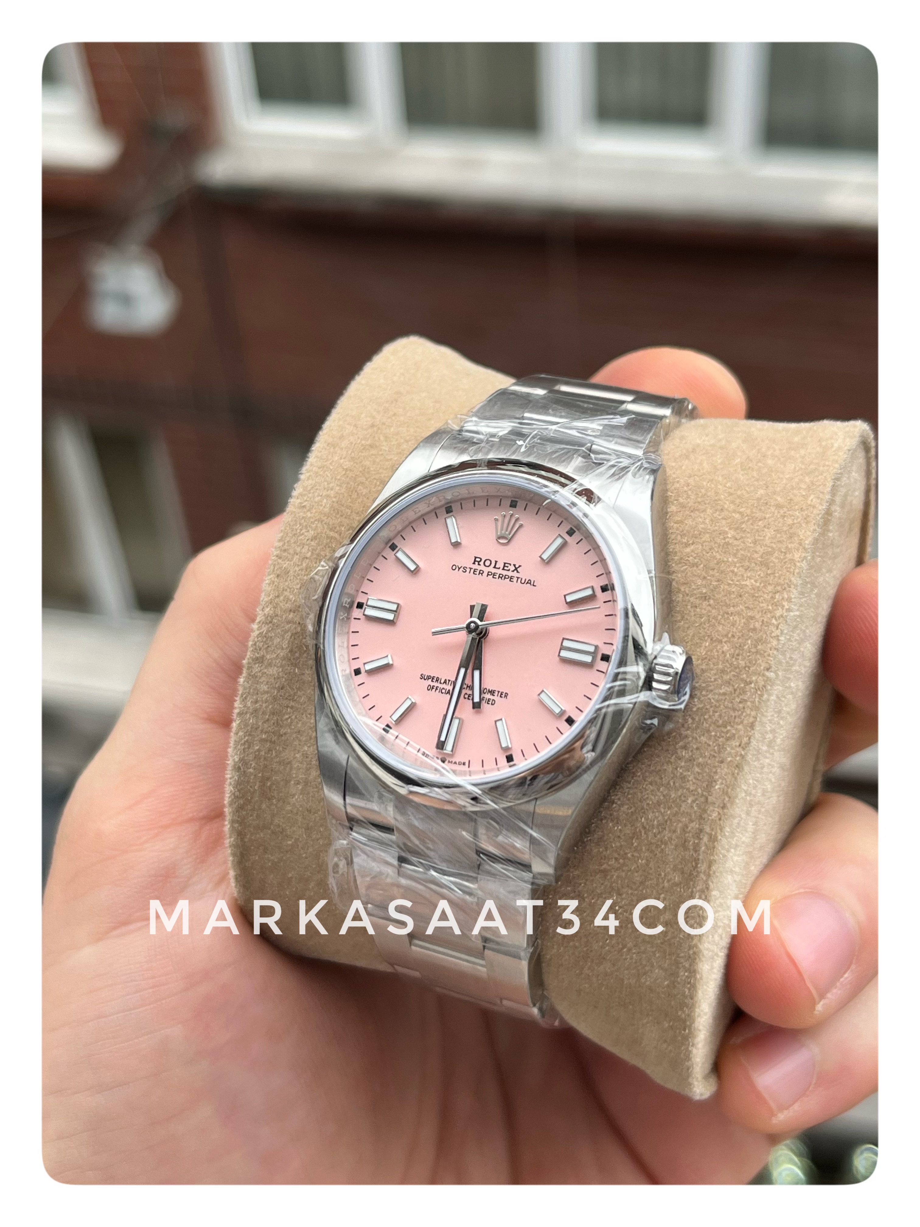 Rolex Oyster Perpetual Candy Pink Superclone 36mm