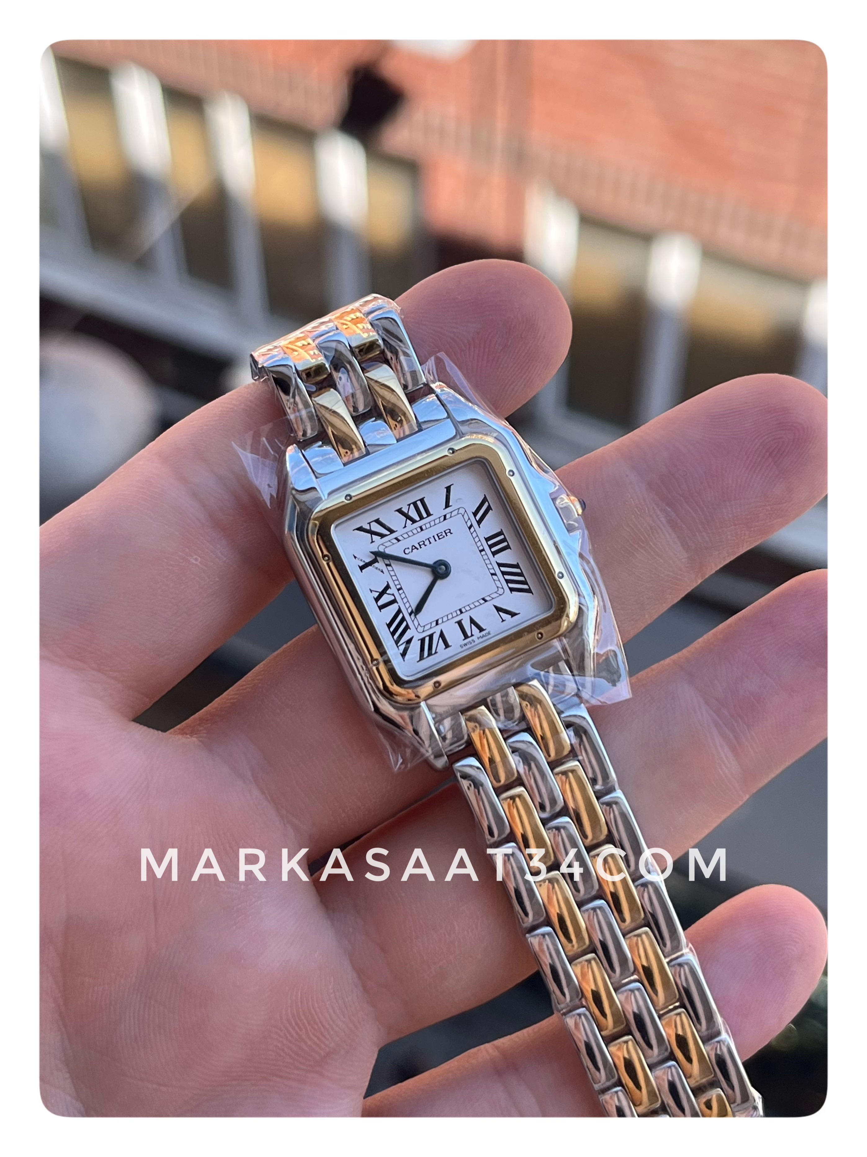 Cartier Panthere Gold Silver 27mm Medium Superclone