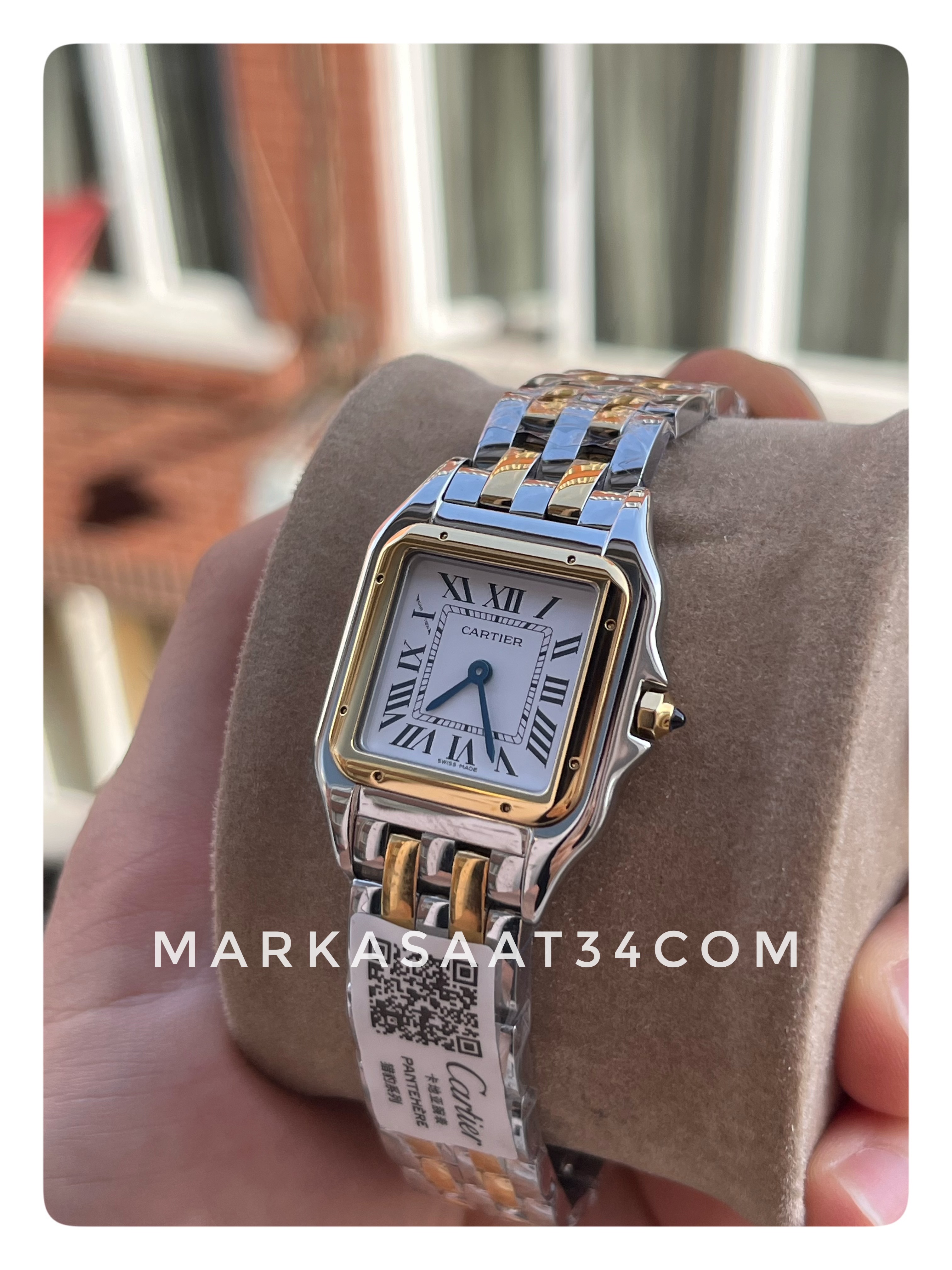 Cartier Panthere Gold Silver 27mm Medium Superclone
