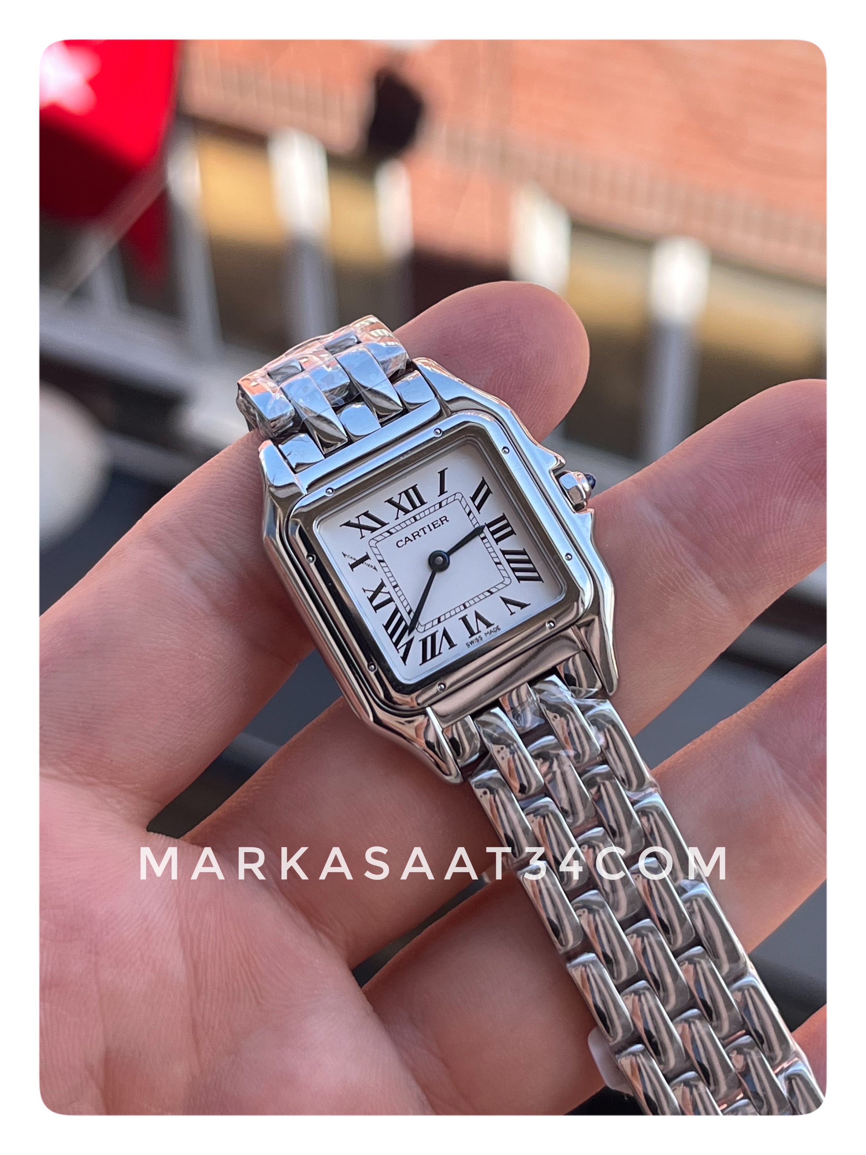 Cartier Panthere Silver 27mm Medium Superclone