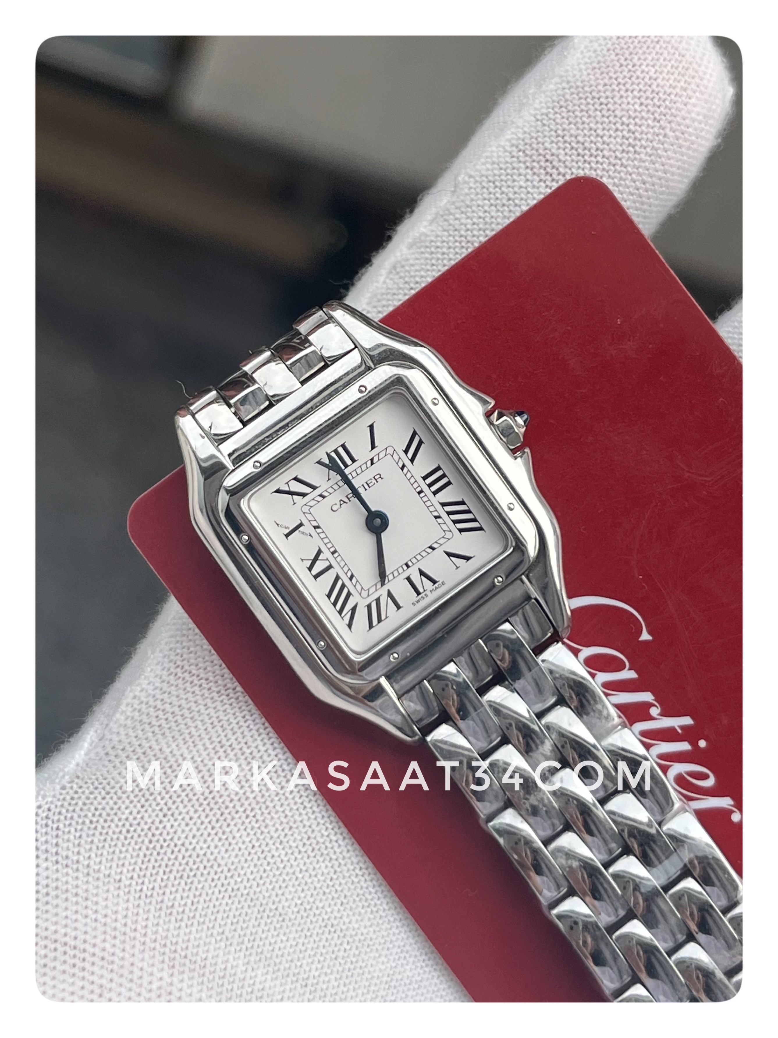 Cartier Panthere Silver 27mm Medium Superclone