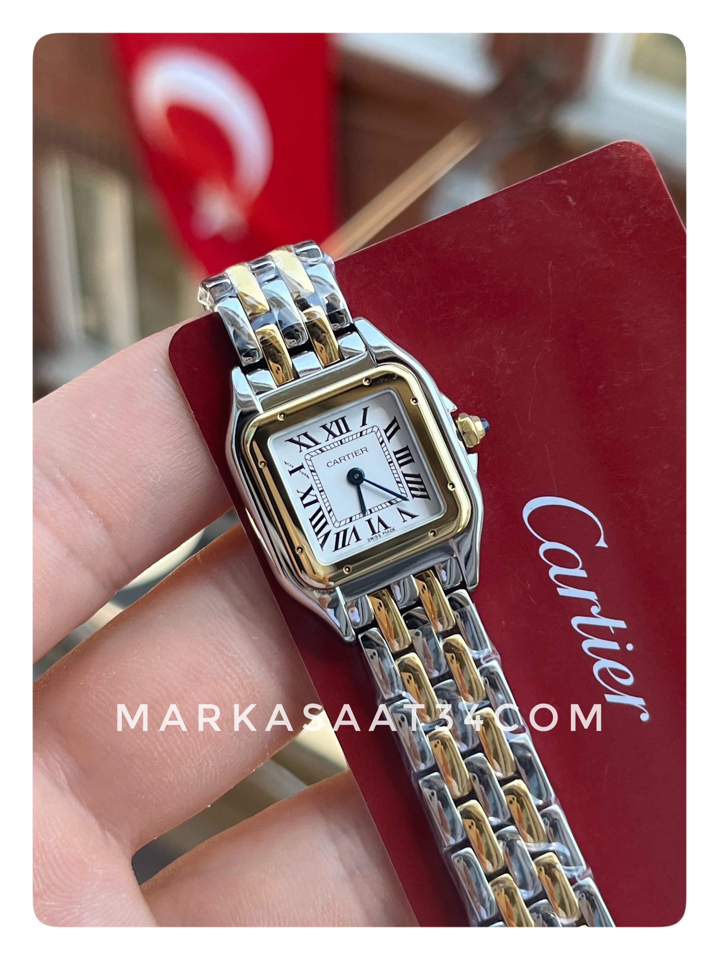 Cartier Panthere Gold Silver 22mm Small Superclone