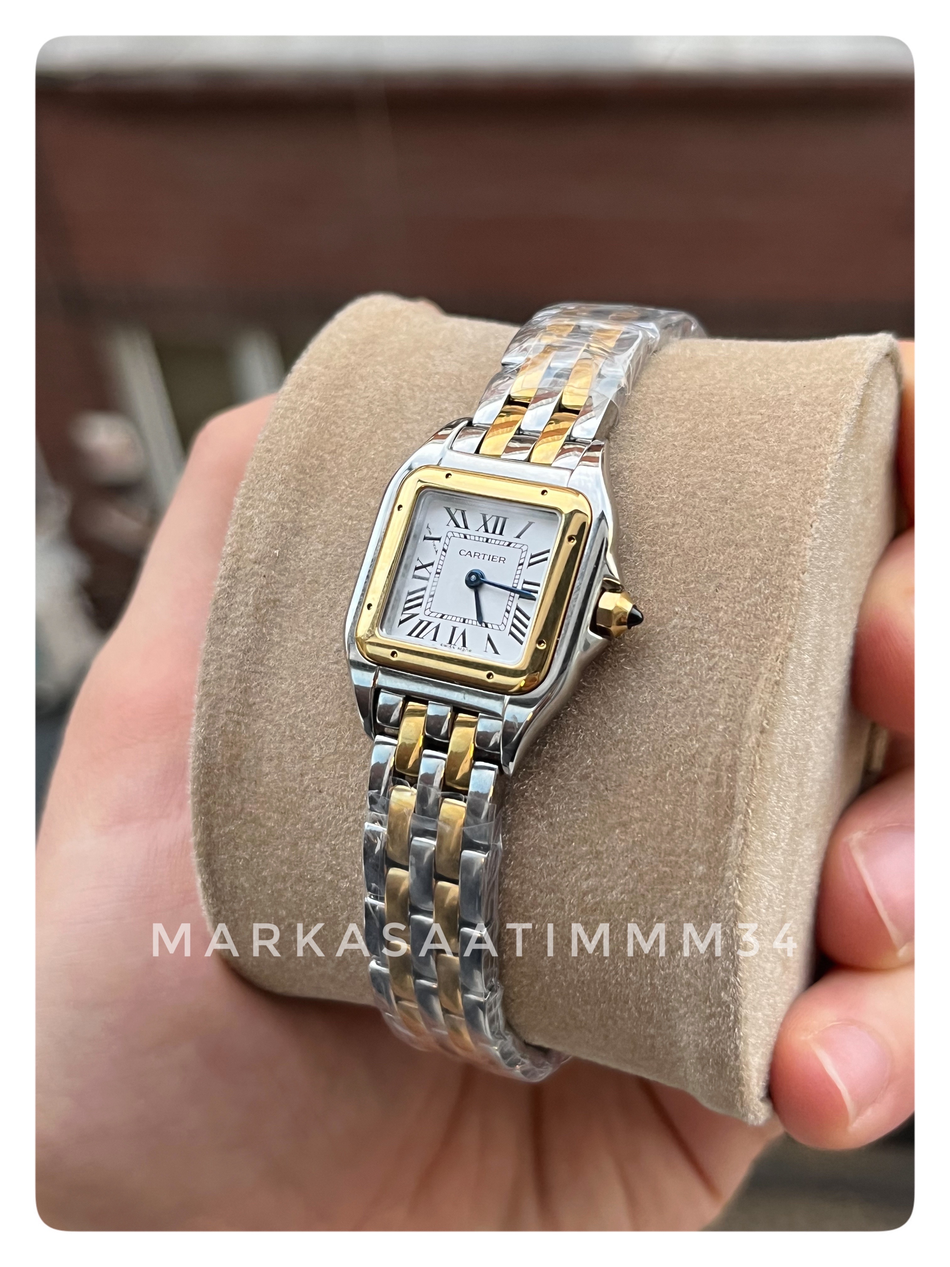 Cartier Panthere Gold Silver 22mm Small Superclone
