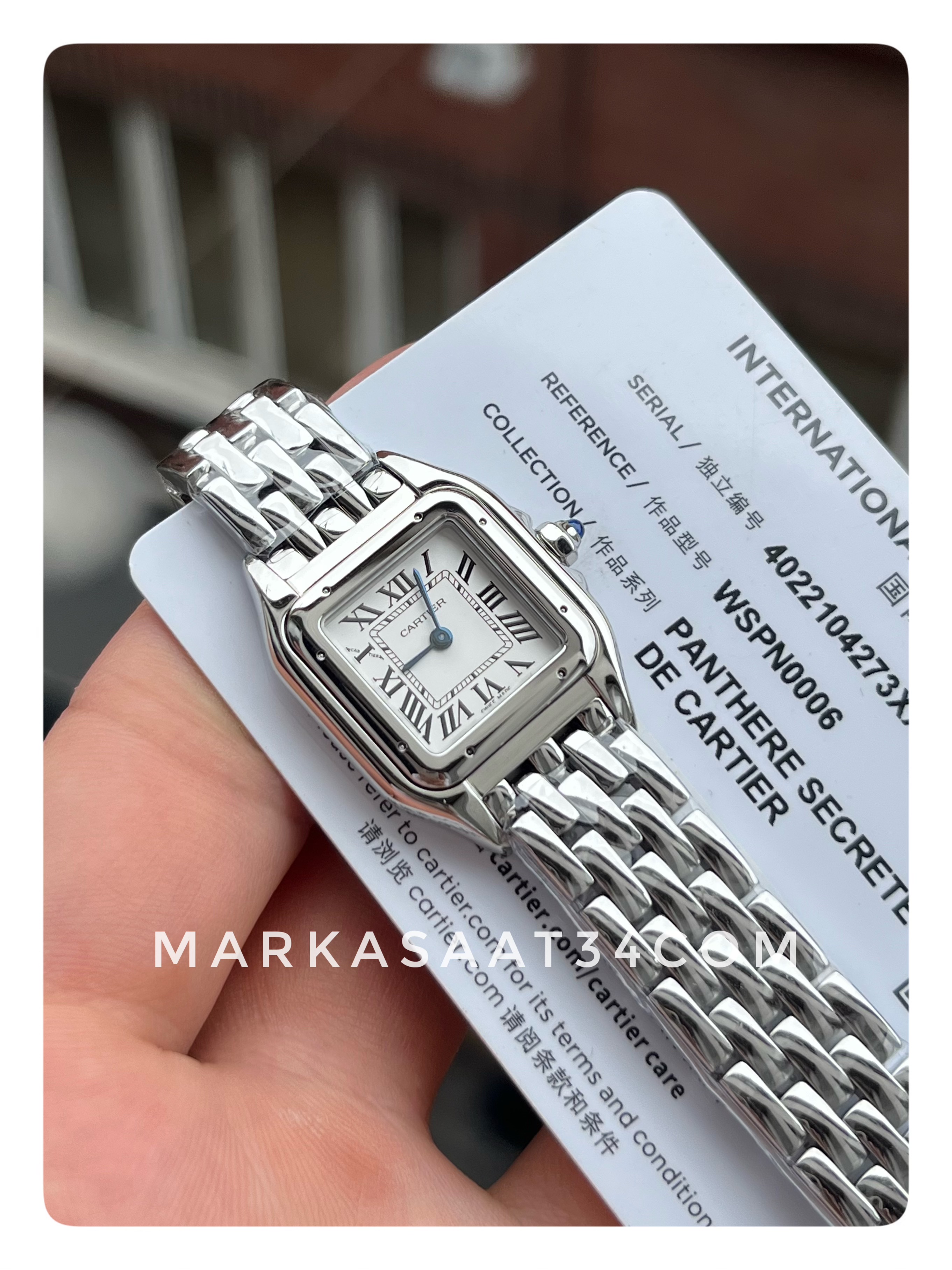 Cartier Panthere Silver 22mm Small Superclone